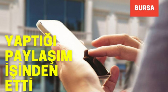 İş yerinden fotoğraf paylaştı işinden oldu