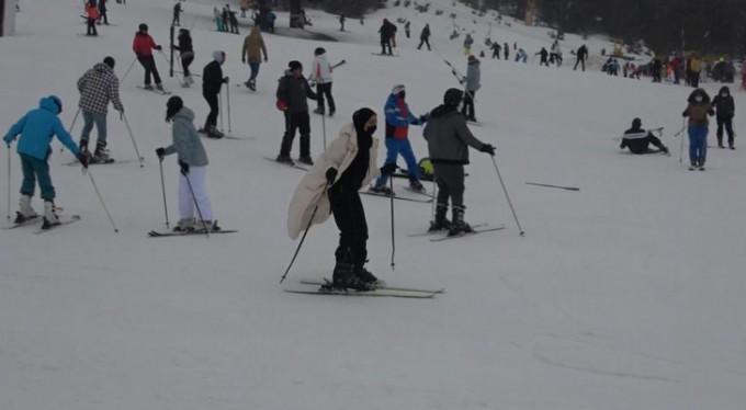 Uludağ doldu taştı