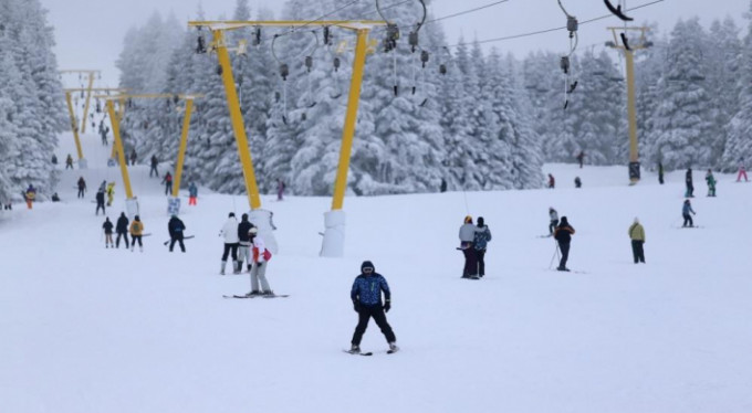Uludağ'da keyifler yerinde