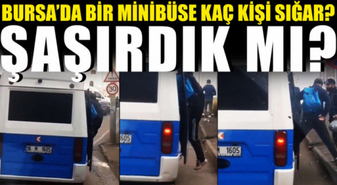 Koronaya inat minibüsten 28 kişi çıktı