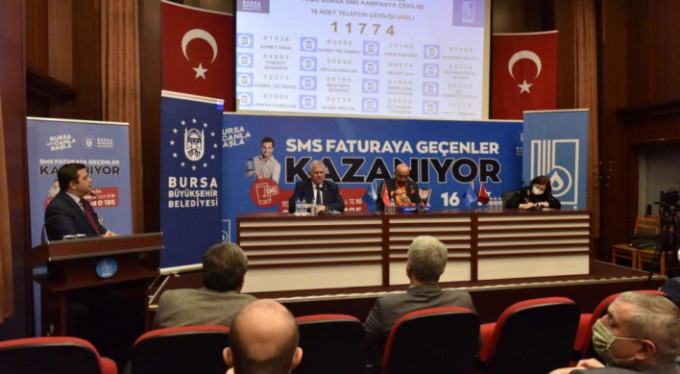 SMS faturaya geçenler kazandı