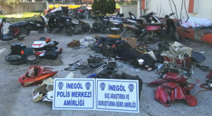 Motosiklet fareleri tutuklandı