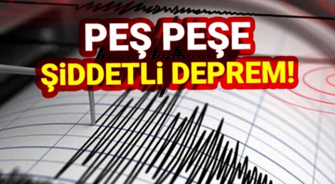 Ege'de korkutan deprem