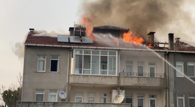 İftara dakikalar kala büyük yangın