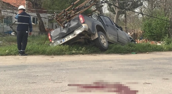 Bursa'da feci kaza can aldı