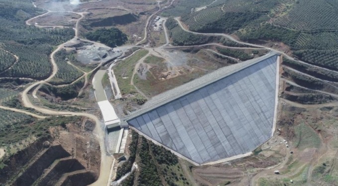 Büyükkumla Barajında çalışmalarda sona gelindi