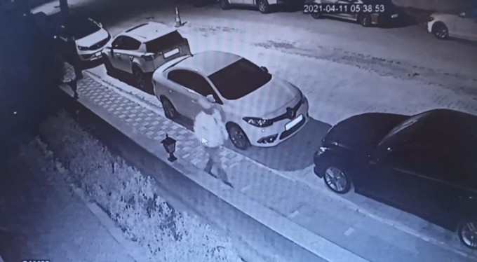Bursa'da kameraların önünde aracı böyle aldı götürdü