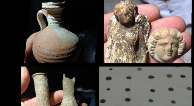 Tarihi eserleri 50 bin dolara satacaklardı