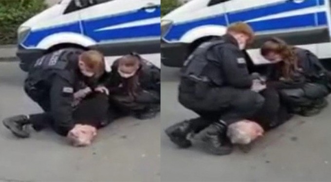Alman polisinden Türk iş adamına George Floyd işkencesi
