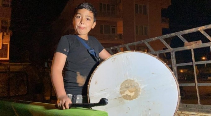 Bursa'nın en küçük davulcusu
