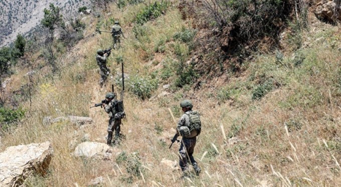 Kuzey Irak'ta 72 hain etkisiz hale getirildi