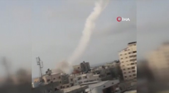 Kudüs'e 7 roket fırlatıldı