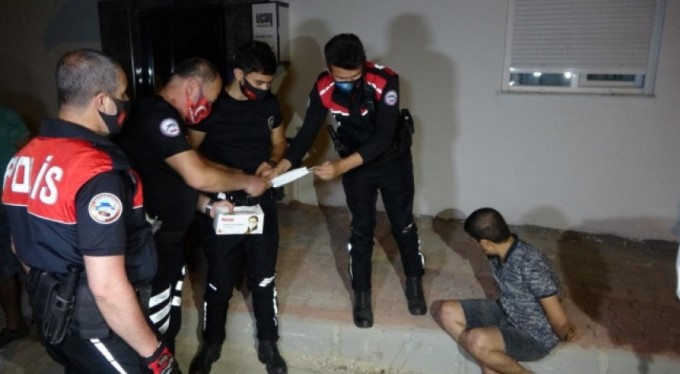 'Dur' ihtarına uymadılar, ortalığı birbirine kattılar