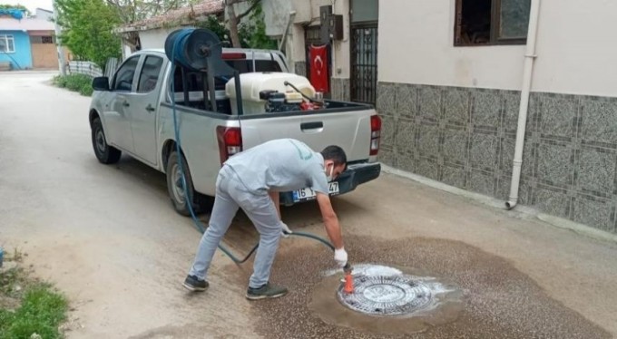 Osmangazi'den haşerelere karşı amansız mücadele