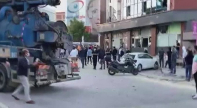 Metro inşaatında şiddetli patlama