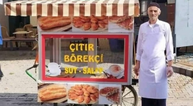Börekçinin ekmek teknesini çaldılar