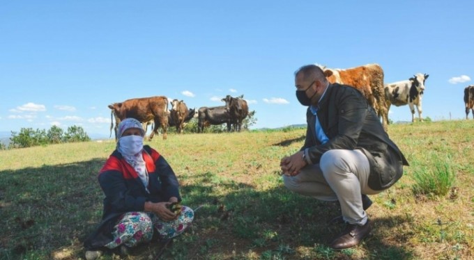 Belediye Başkanı, bayramlaşma için köyleri gezdi