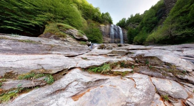 &nbsp;Suuçtu Şelalesi sanal tur ile dünyaya açıldı