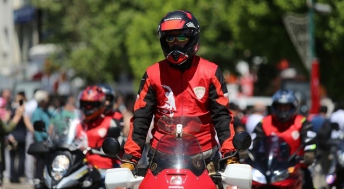 19 Mayıs törenlerine motosiklet korteji damga vurdu