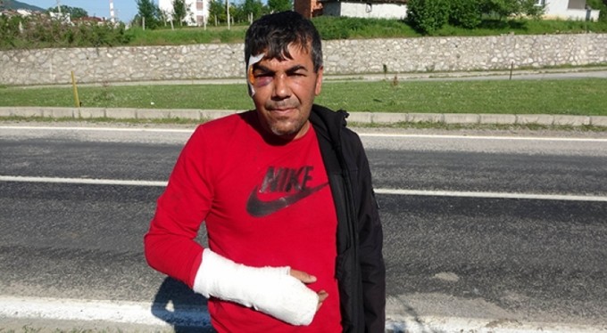 Evine polis gibi gelip 2.5 saat işkence ettiler