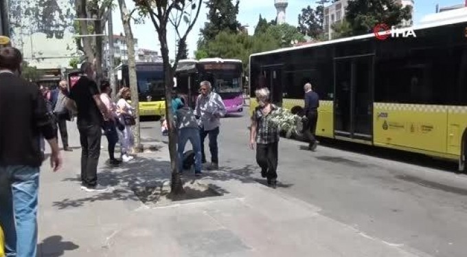 Otobüs şoförünün sarhoş yolcu ile imtihanı