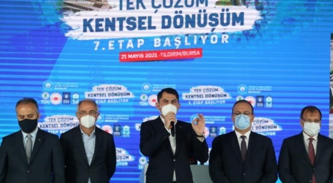 Kurum: 5 yılda 1 buçuk milyon konut dönüşecek