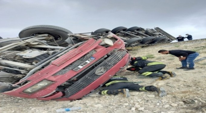 Cip ile TIR çarpıştı: 1 yaralı