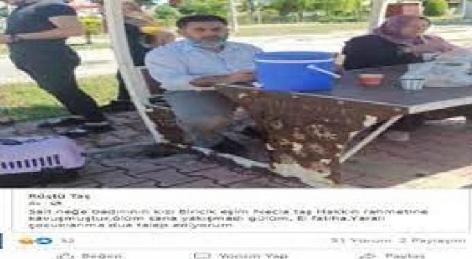 &nbsp;Bir kocanın karısının arkasından en acı paylaşımı