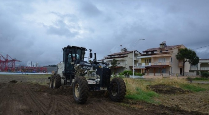 Gemlik sahilleri yaza hazırlanıyor