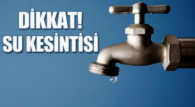 Osmangazi'de su kesintisi