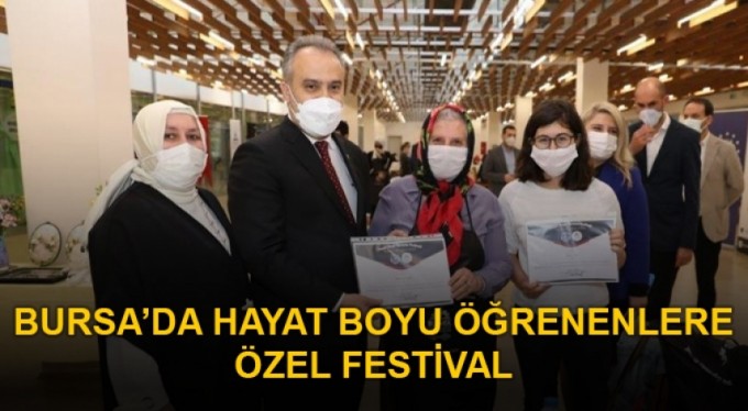 Bursa'da hayat boyu öğrenenlere özel festival