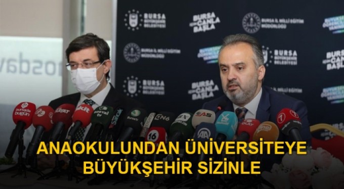 Anaokulundan üniversiteye Büyükşehir sizinle