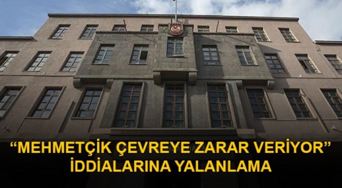 "Mehmetçik çevreye zarar veriyor" iddialarına yalanlama