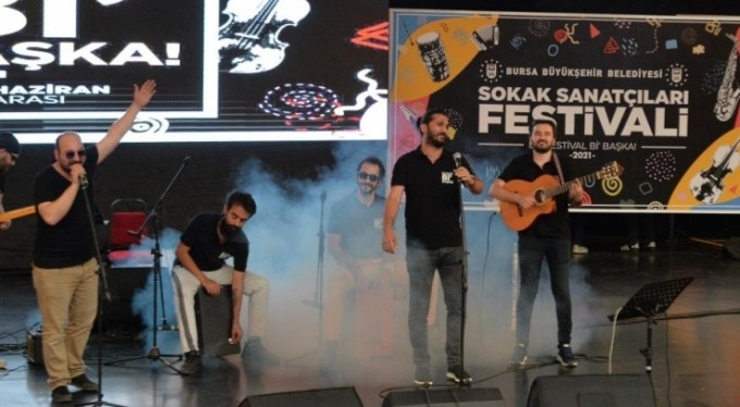 Bursa Sokak Sanatçıları Festivali, final konseriyle tamamlandı