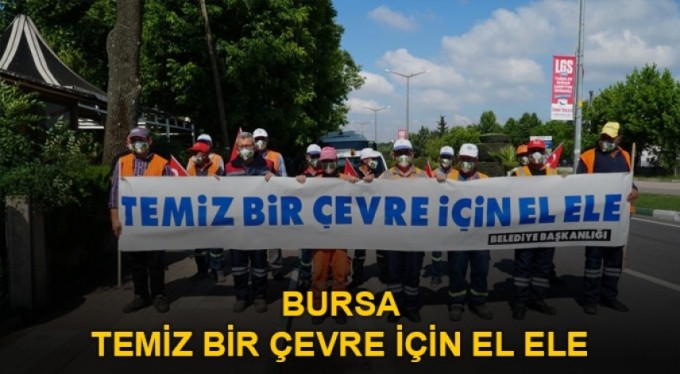 Temiz bir çevre için el ele