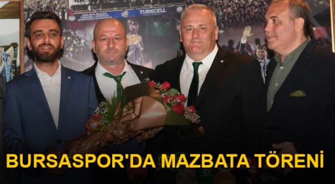 Bursaspor'da mazbata töreni