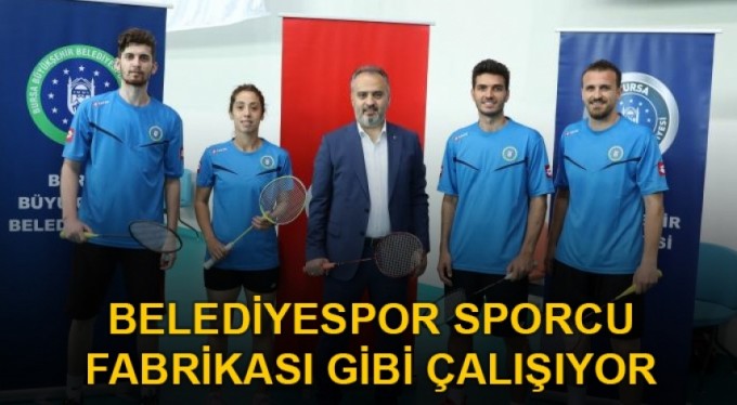 Belediyespor sporcu fabrikası gibi çalışıyor
