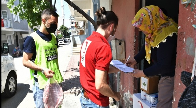 Sosyal Destekte Osmangazi ve Kızılay omuz omuza