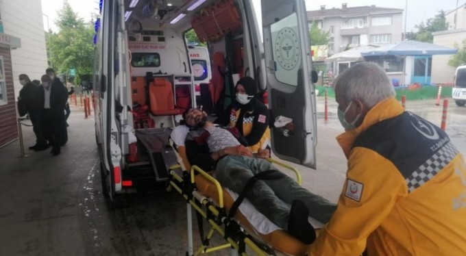 Oto yıkamacıda elektrik akımına kapıldı