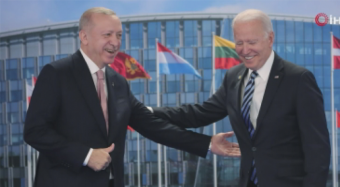Cumhurbaşkanı Erdoğan- Biden görüşmesi sona erdi