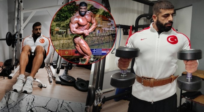 Bursa'da 15 metrekarelik odasında yaptığı antrenmanlarla Avrupa şampiyonu oldu
