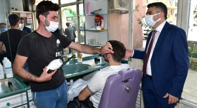 Yıldırım Belediyesi esnafın yanında