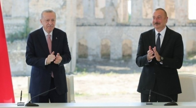 Cumhurbaşkanı Erdoğan ve Aliyev'den ortak basın toplantısı