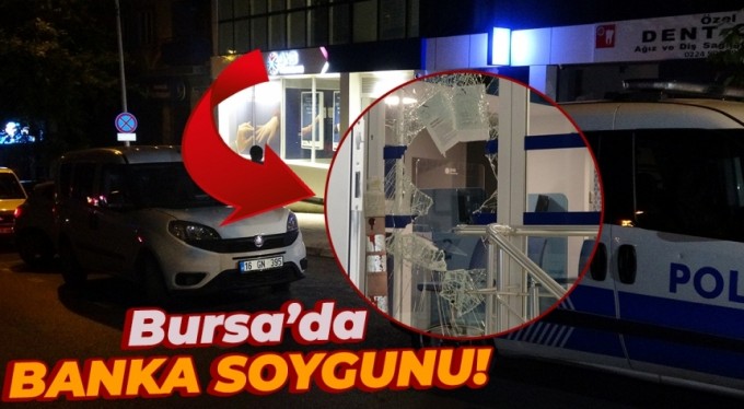 Bursa'da banka soygunu: Tuzak parasını çalarak kayıplara karıştı!