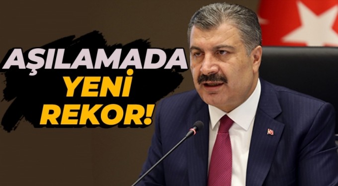 Son 24 saatte aşılamada yeni rekor!