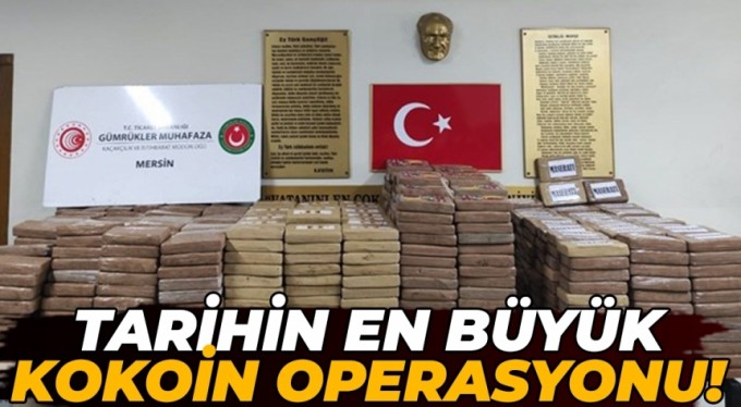 Mersin Limanı'nda 1 ton kokain ele geçirildi