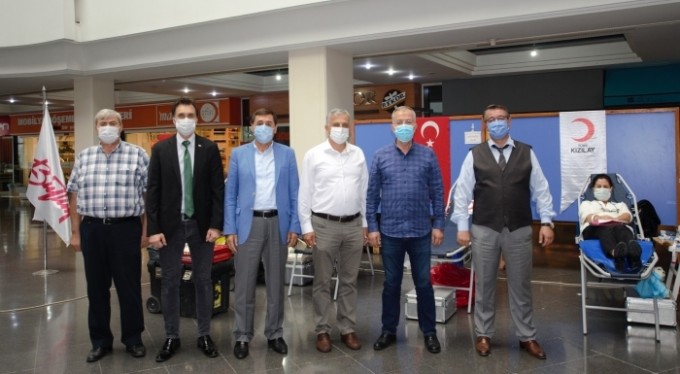 BUTTİM sakinleri kan bağışı için seferber oldu