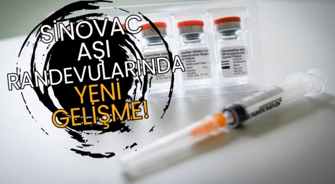 Sinovac aşı randevuları MHRS üzerinden yeniden verilmeye başlandı