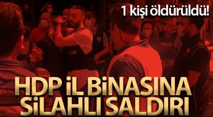 HDP il binasına saldırı: 1 ölü