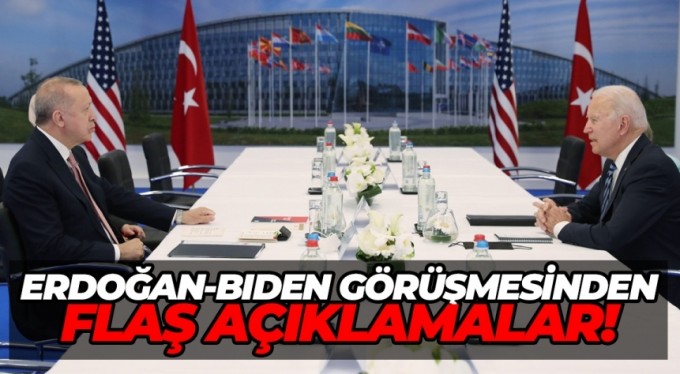 Erdoğan'dan önemli mesajlar: Biden görüşmesinin detaylarını ilk kez anlattı!